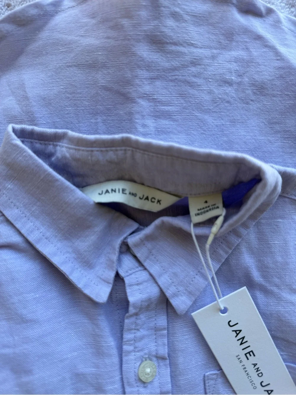 Janie and Jack new tags